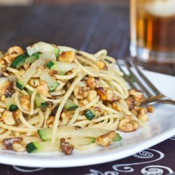 Toasted Walnut Pasta - Recipe photo by dinnersdishesanddesserts