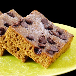 Pumpkin Chocolate Chip Brownies - Recipe photo by BakerStreet