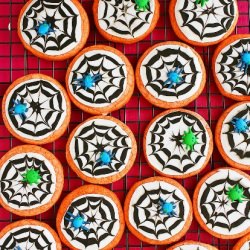 Spooky Spiderweb Cookies - Recipe photo by Comfort of Cooking