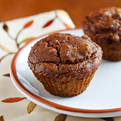 Pumpkin Walnut Muffins - Recipe photo by goodneighbor