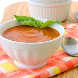 Tomato Saffron Soup - Recipe photo by laurafriendly