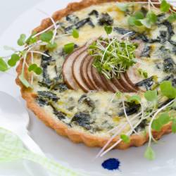 Swiss Chard and Pear Tart - Recipe photo by Jen Laceda