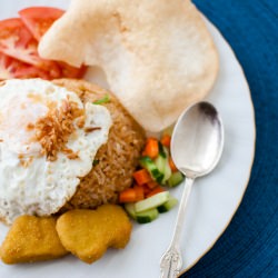 Smoked Mackerel Fried Rice - Recipe photo by bundaridha