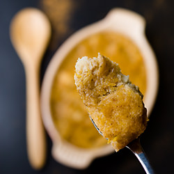 Pumpkin Bread Pudding - Recipe photo by Savory Simple