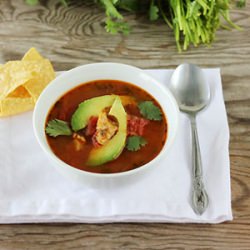 Tex Mex Turkey Soup - Recipe photo by curiouscountrycook
