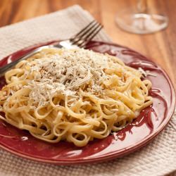 Pasta Browned Butter and Mizthra - Recipe photo by cooking classy