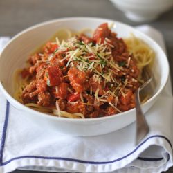 Filipino Style Spaghetti - Recipe photo by Trissalicious