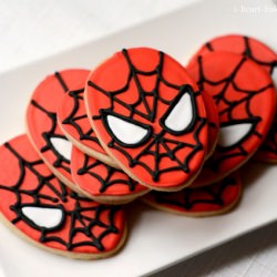 Spiderman Cookies - Recipe photo by i-heart-baking