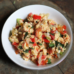 Spicy Egg Scramble - Recipe photo by chitra