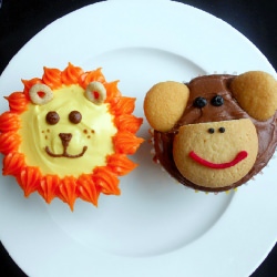 Jungle Animal Cupcakes - Recipe photo by cconfectionista