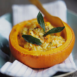 Vegetarian Risotto with Pumpkin - Recipe photo by finedininglovers