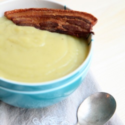Potatoes and Leeks Soup - Recipe photo by pici e castagne