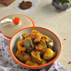 Pumpkin Curry with Shrimp - Recipe photo by sayantani