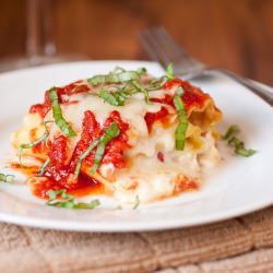 Caprese Lasagna Roll Ups - Recipe photo by cooking classy