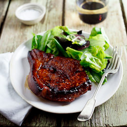 Sticky Honey & Soy Pork Chops - Recipe photo by Simply Delicious