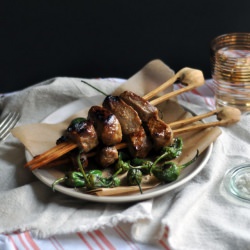 Miso-Marinated Beef Skewers - Recipe photo by Turntable Kitchen