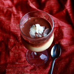 Nutella Custard Pudding - Recipe photo by najla koya