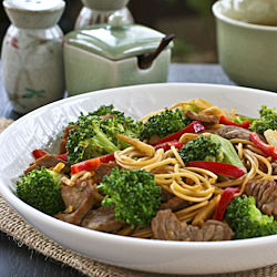 Broccoli Beef Noodles - Recipe photo by rotinrice