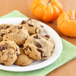 Pumpkin Chocolate Chip Cookies - Recipe photo by kirbie