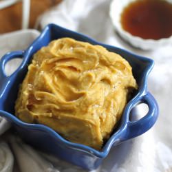 Maple & Roasted Garlic Squash Puree - Recipe photo by Running to the Kitchen