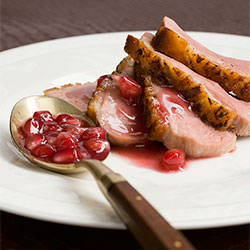 Duck Breast With Pomegranate - Recipe photo by finedininglovers