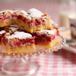 Raspberry & Coconut Bars - Recipe photo by Lolah