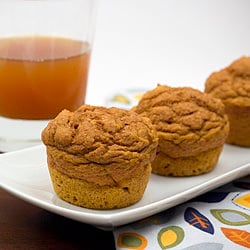 Fat Free Pumpkin Muffins - Recipe photo by stephchows