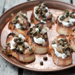 Caper Crostini - Recipe photo by forestfeast