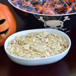 Roasted Pumpkin Seeds - Recipe photo by AknieGirl
