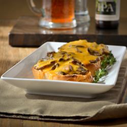 Welsh Rarebit Canapés - Recipe photo by CookTheStory