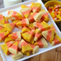 Candy Corn Cookie Bites - Recipe photo by camillestyles