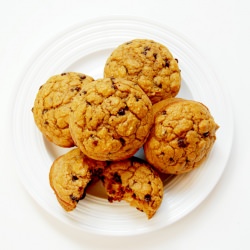Pumpkin Chocolate Chip Muffins - Recipe photo by TheSlenderStudent