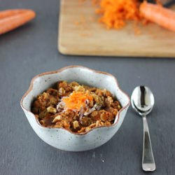 Carrot Cake Oatmeal - Recipe photo by curiouscountrycook