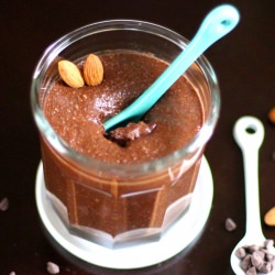 Healthy Chocolate Almond Butter - Recipe photo by dessertswithbenefits