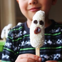 Frozen Coconut Banana Pops - Recipe photo by Gluten Free Fix