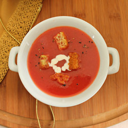 Cream of Tomato Soup - Recipe photo by Anu