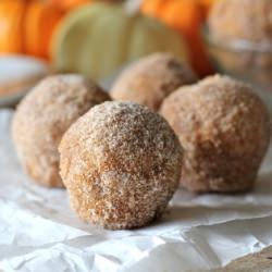 Pumpkin Donut Holes - Recipe photo by damndelicious