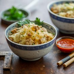 Siracha Spaghetti Squash - Recipe photo by White On Rice Couple