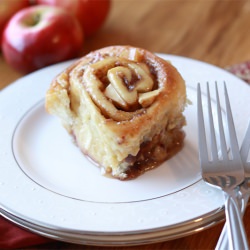 Caramel Apple Cinnamon Rolls - Recipe photo by runswithspatulas