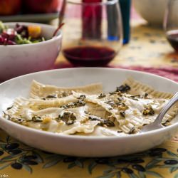 Acorn Squash Ravioli - Recipe photo by fforfood