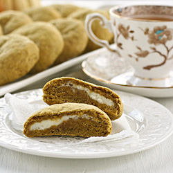 Pumpkin Cream Cheese Cookies - Recipe photo by teatattler
