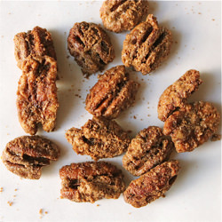 Cinnamon-Glazed Pecans - Recipe photo by 3pastriesaday