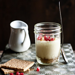 Orange Goat Cheese Cheesecakes - Recipe photo by Jelly Toast