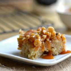 Gooey Salted Pecan Apple Bar - Recipe photo by claireg