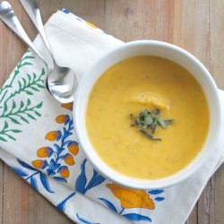 Butternut Squash & Sage Soup - Recipe photo by healthyaperture