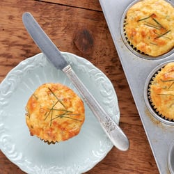Ham and Cheese Muffins - Recipe photo by Bob Vivant