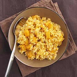 Pumpkin Ale Risotto - Recipe photo by onceuponacuttingboard