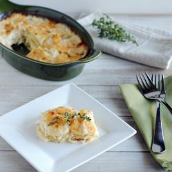 Potato and Turnip Gratin - Recipe photo by living to dine