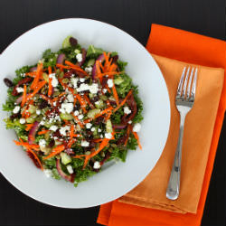 Curry Kale Quinoa Salad - Recipe photo by OutToLunchCreations