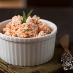 Salmon & Goat Cheese Spread - Recipe photo by Cooking with Michele